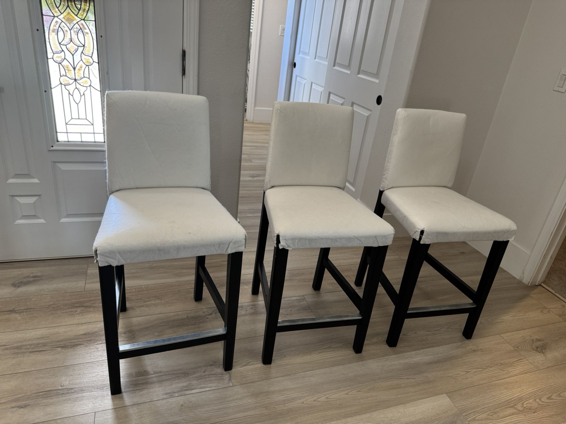 Bergmund IKEA Barstool (no covers) Set Of 3