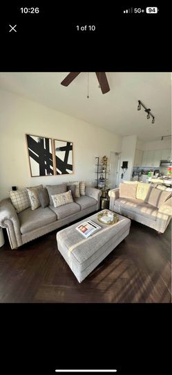 Luxury Comfy Couch Living Room Set