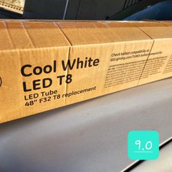 Cool White GE  LED T8 Light Bulbs