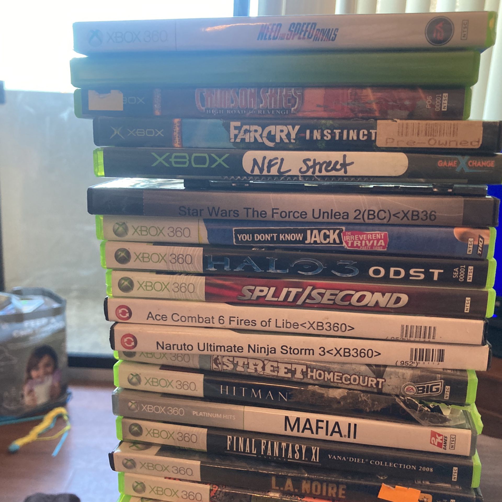 32Reg  Xbox , Xbox360, Games For Sale. $5 Each Or $90  For All