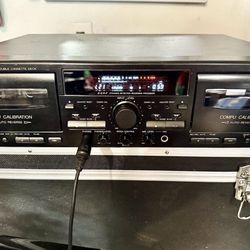 JVC TD-W718 Hi-Fi Stereo Double Cassette Tape Deck & Recorder