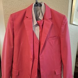 Boys 12 Pink Tuxedo 