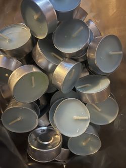 Tealight candles - Light Blue