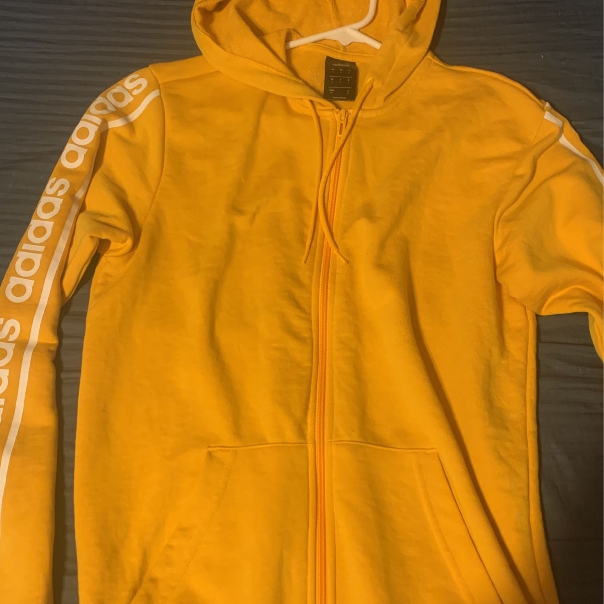 Yellow Adidas Hoodie