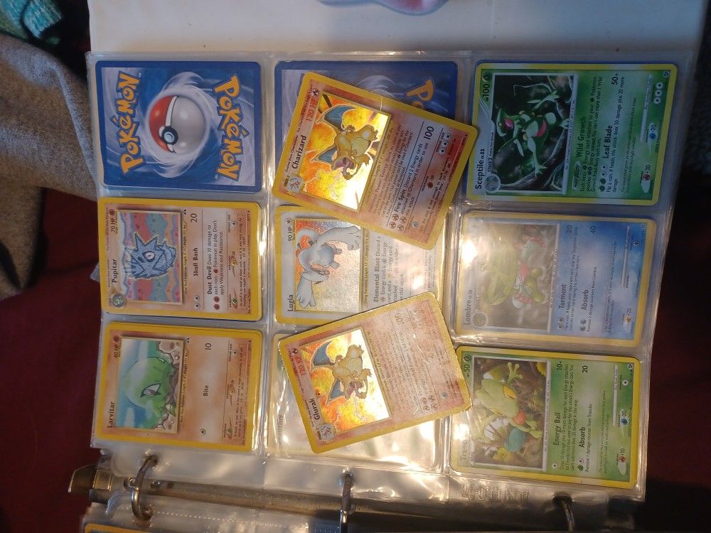 Pokemon Cards Charzard And German Charzard (Glurok) Lugia 