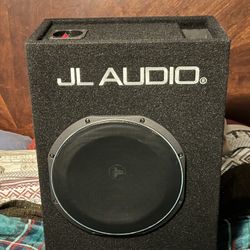 Almost New JL Audio 12” 2-Ohm Subwoofer in JL Audio Enclosure