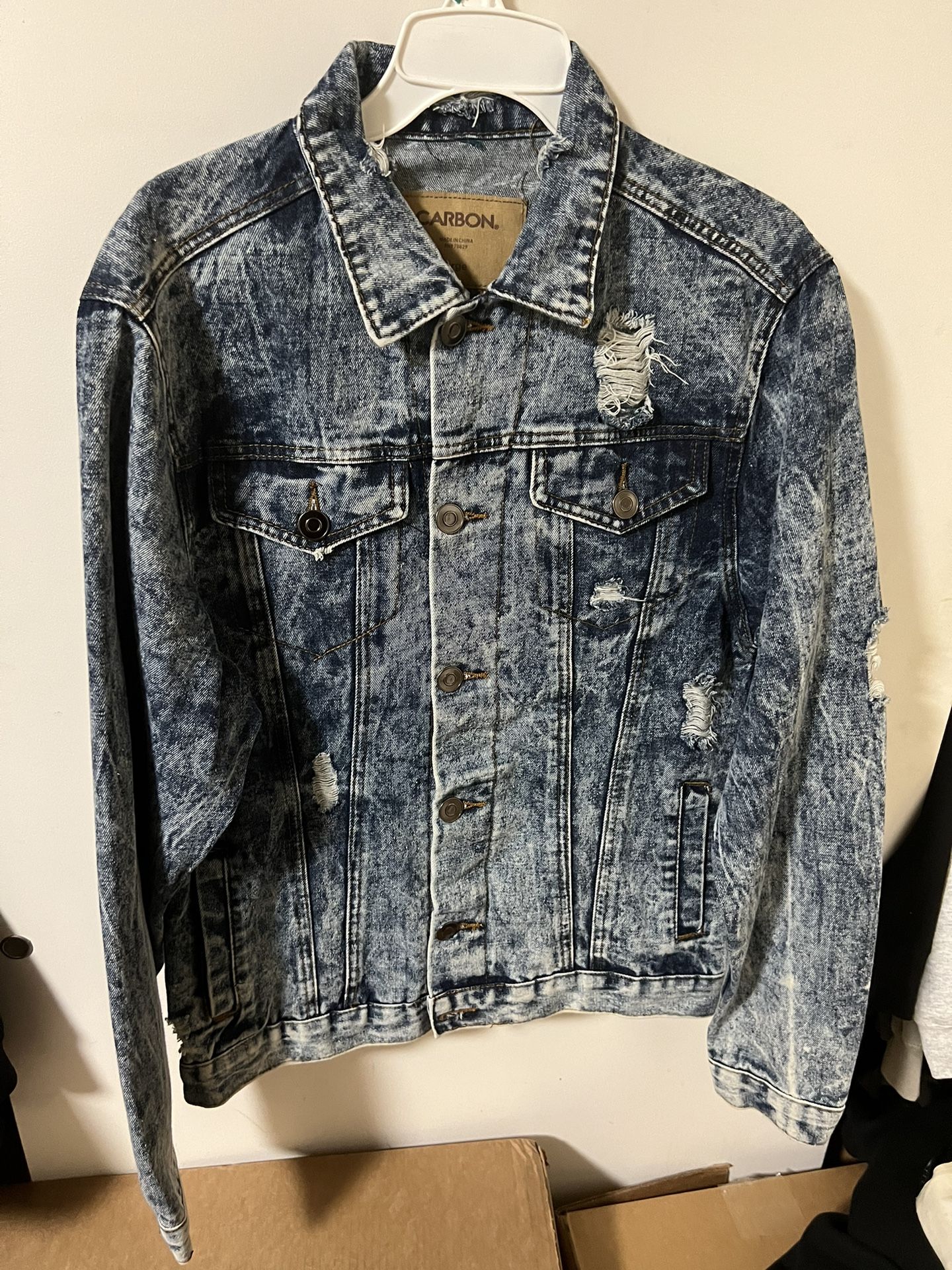 Distressed Jean Jacket