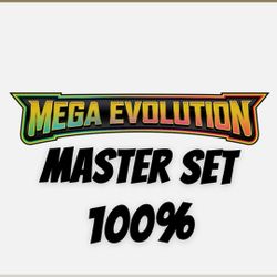 Mega Evolutions Master Set (100%)