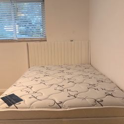 TWO FULL SIZE BEDS ( BED FRAME AND MATTRESS INCLUDED )