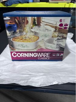 Vintage CorningWare “Callaway” Classics 6-Piece Casserole Set – NEW IN BOX