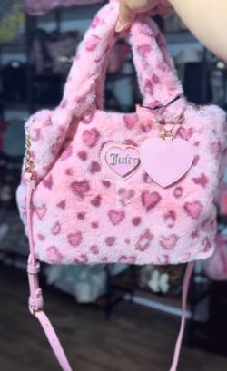 Pink juicy couture cheetah bag