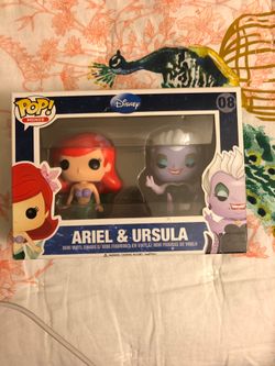 Funko pop Ariel and Ursula Disney