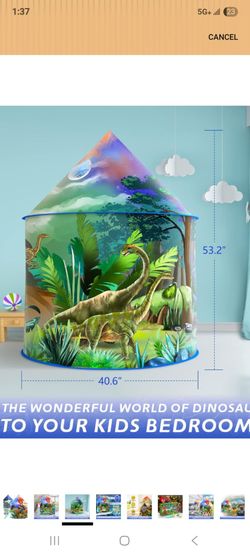 Dinosaur tent