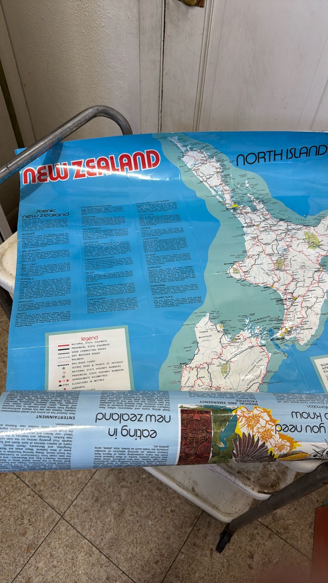 Laminated New Zealand Poster Free