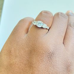 Silvering Silver Ring 