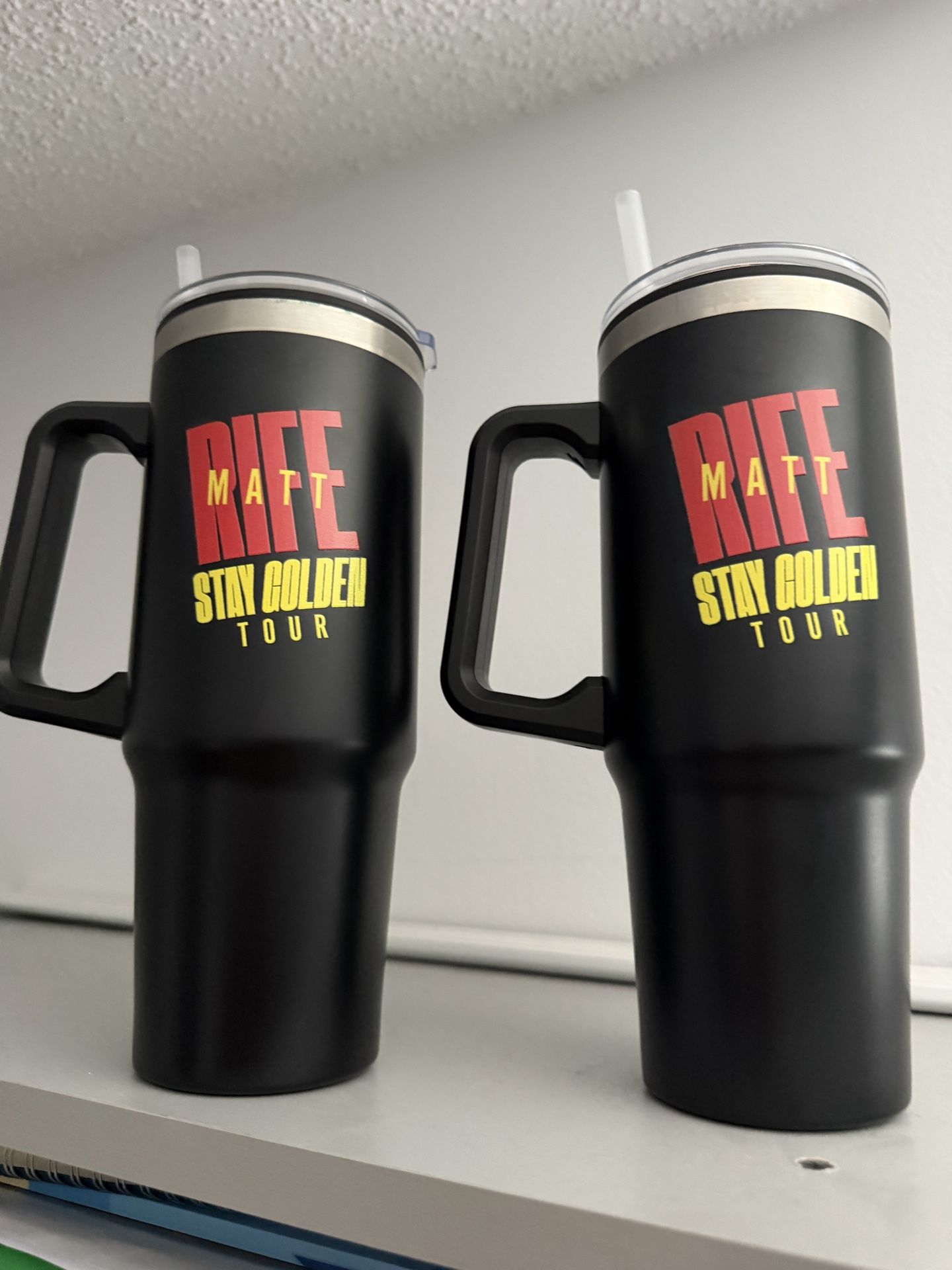 2 matt rife stay golden tour cups