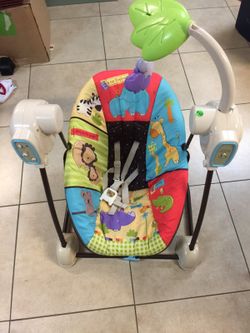 Fisher Price swing and seat