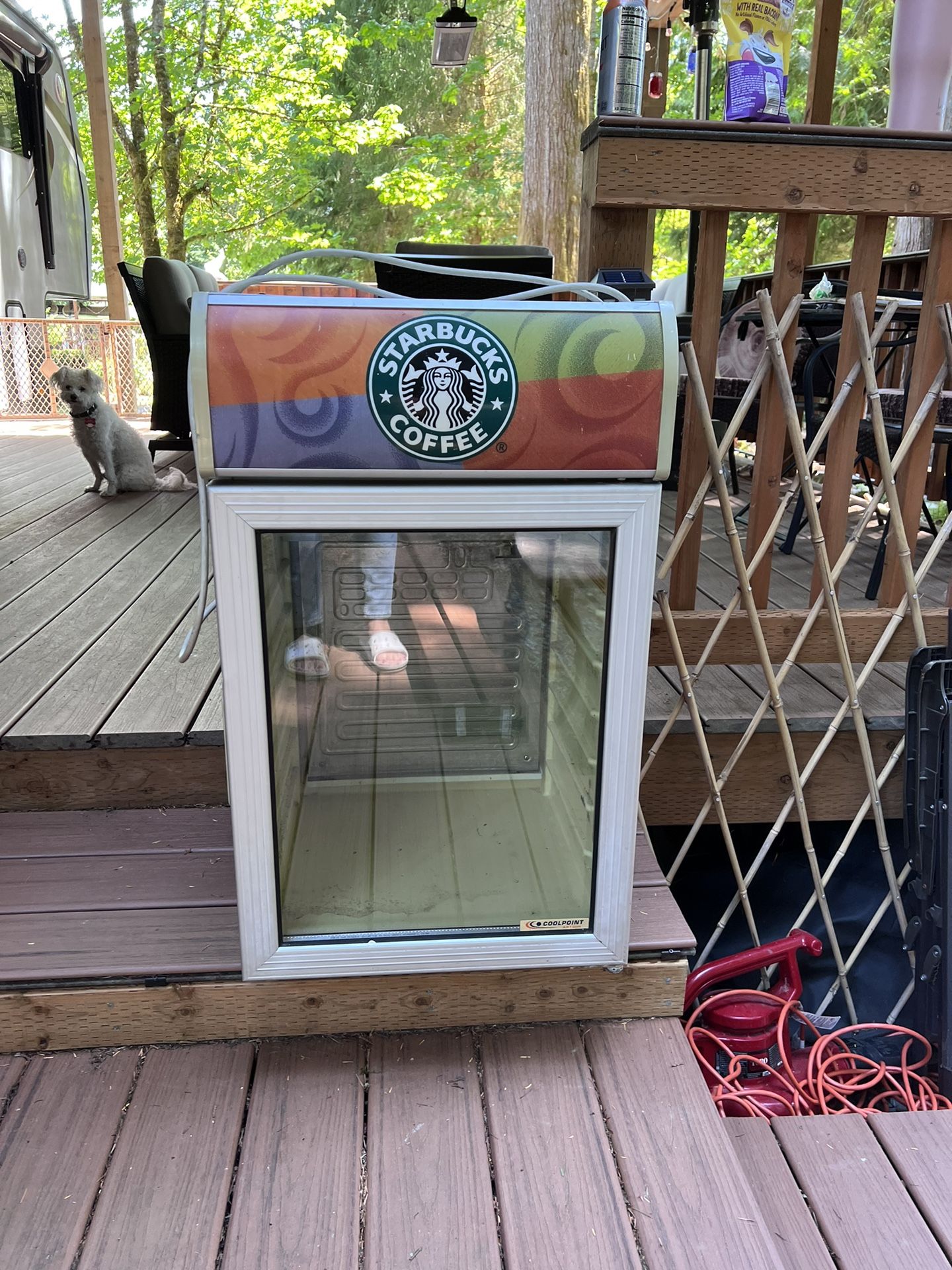 Rare Collectible Starbucks Cold Masters CT-200 Commercial Refrigerator