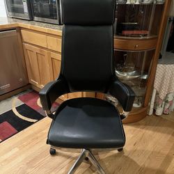 Scandinavian Designs Delphi Leather High Back Executive Chair with Headrest 