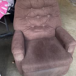Brown Compact Recliner
