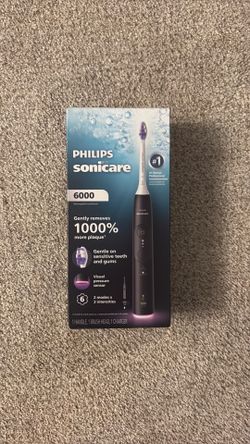 New Unused Philips Sonicare 6000 with Brush Head and Charger