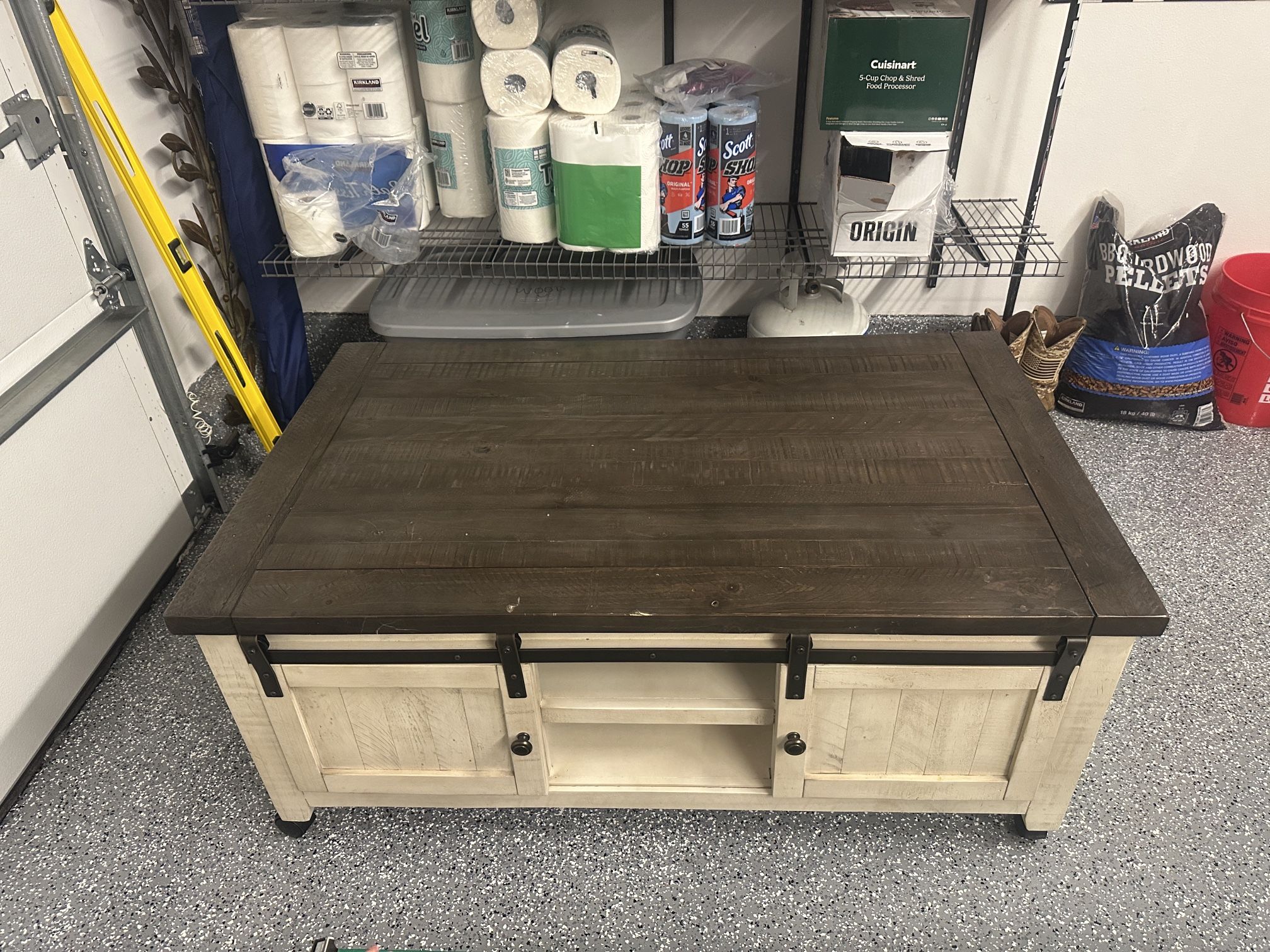 Coffee Table & End Table – Vintage White Finish