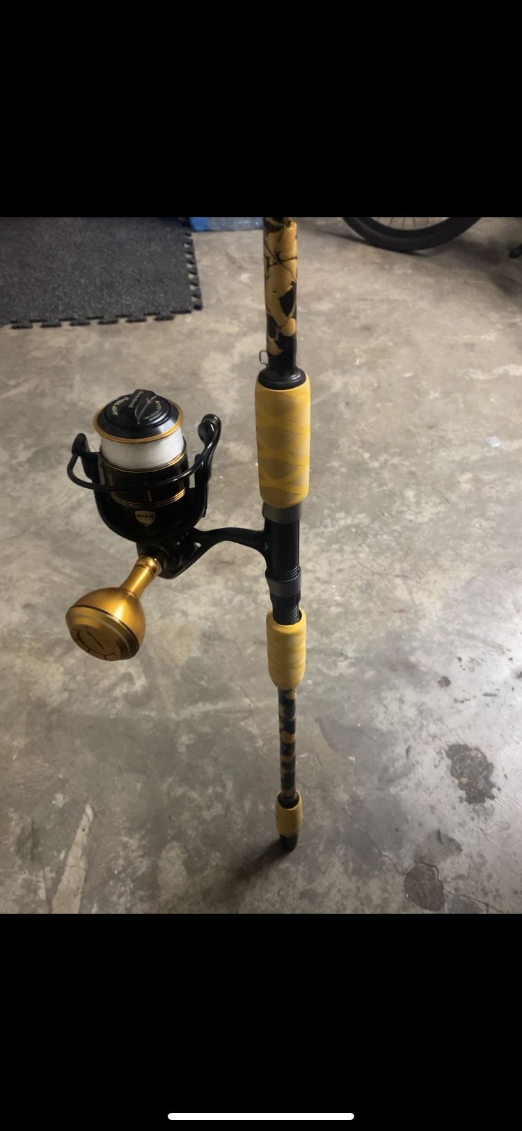 Penn Slammer 5500 On Custom Rod $350