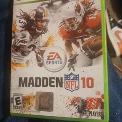 Xbox 360 Madden NFL Football 10 Xbox Live 