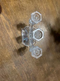 Crystal 3 tier candle holder