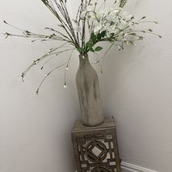 Mirrored Box Decor Storage Natural Wood 