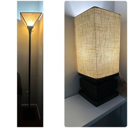 Floor lamp and desk lamp