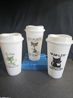 Juego De Vasos Para Café De 16 Oz.