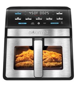 Gourmia 8-Quart Digital Air Fryer with Window & Light