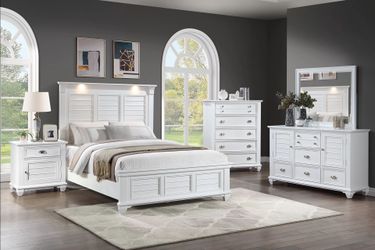New Queen size Led bed with ortho mattress included