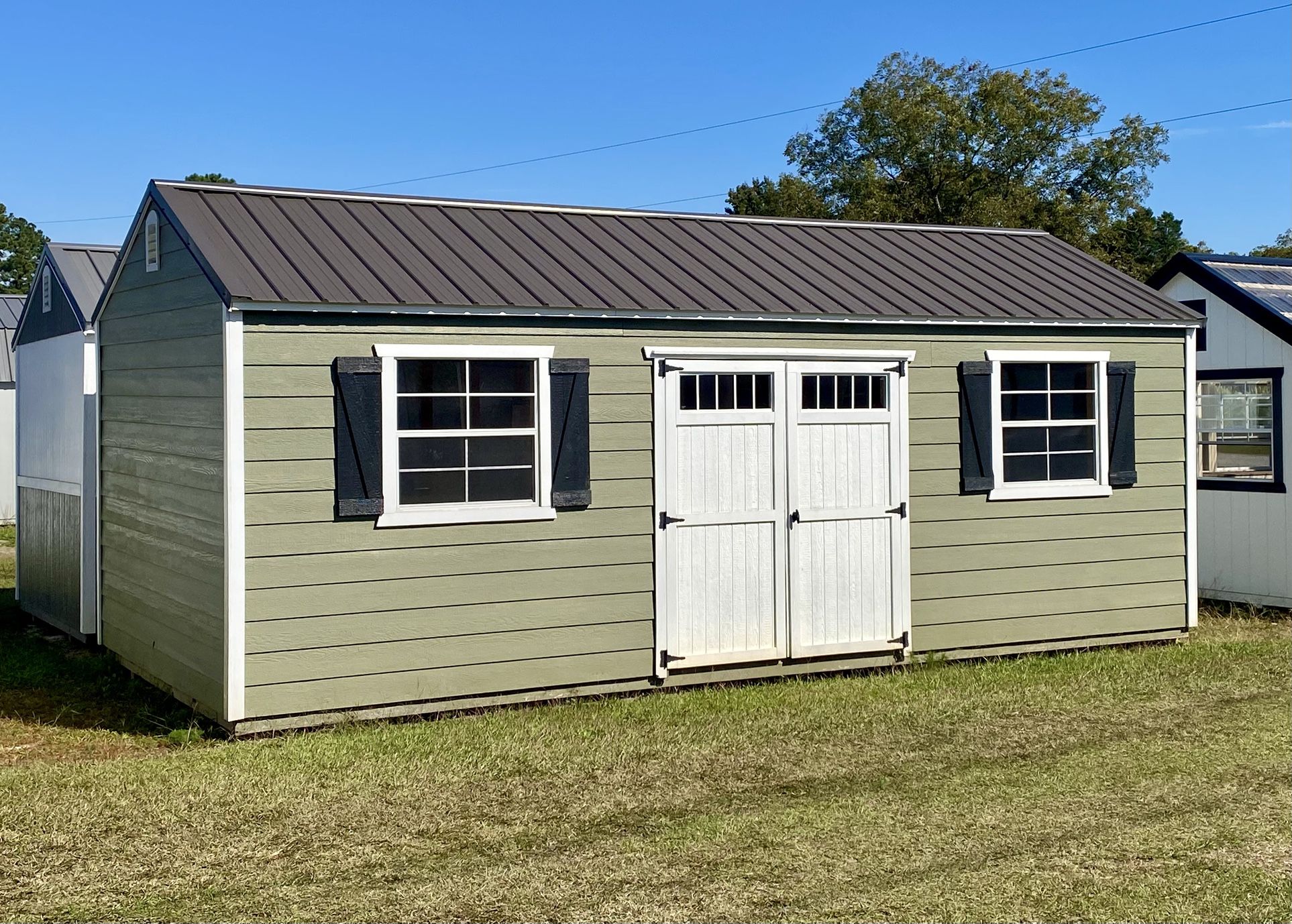 12x24 Shed W/ Roll up Door