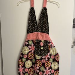 Beautiful Homemade Floral Apron