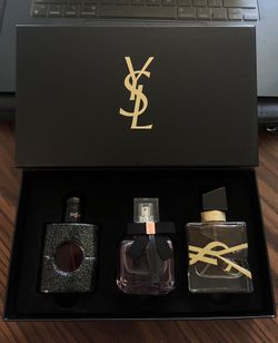🔥Best Gift【YSL】Luxury Perfume Gift Set, Brand New With Box And Bag, 4 Bottles
