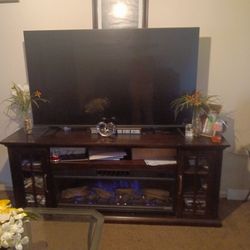 TV Stand With Fireplace 