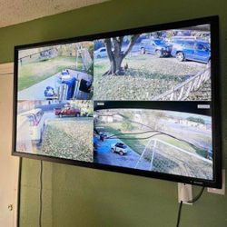 4 Camaras De Seguridad -4 CCTV Security Cameras With Recorder❗️INSTALLED❗️INSTALADAS 💯