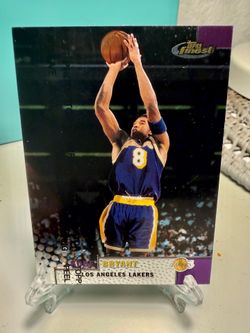Kobe Bryant Lakers basketball cards - prices below in pic order