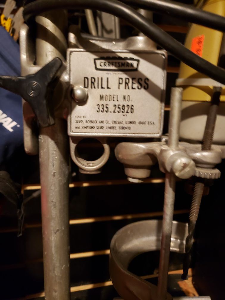 Vintage Craftsman Drill Press