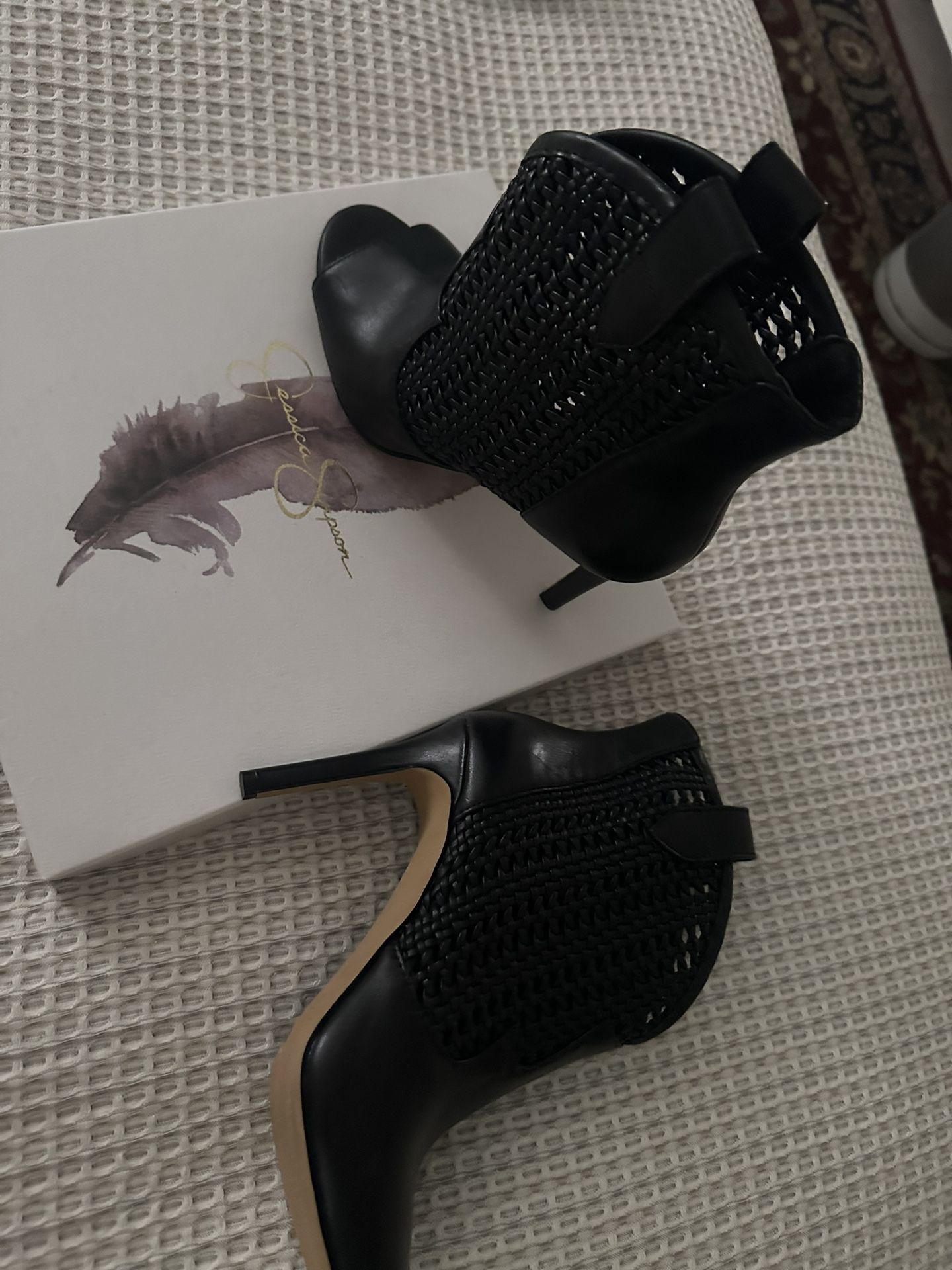 Jessica Simpson Open Toe Booties