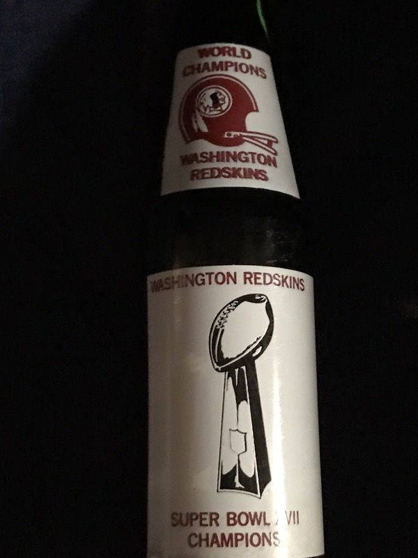 Washington Redskins Super Bowl XVII Commemorative Coke Bottle