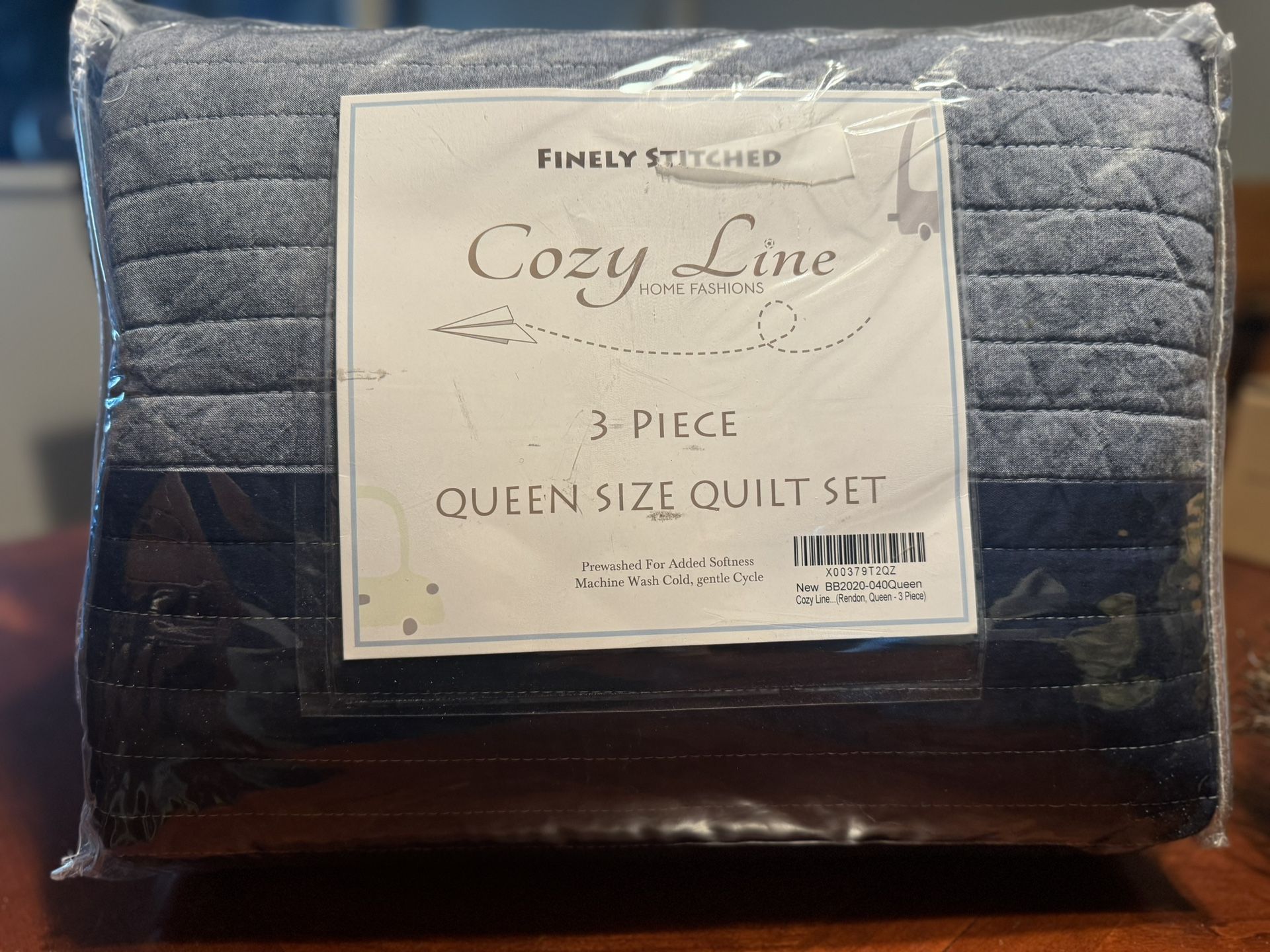 3 Piece Queen Size Quilt Set