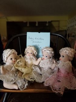 Baby Miniature Porcelain Dolls