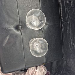 vintage Fostoria Crystal Heraldry etched claret wine or champagne coupe glass. 