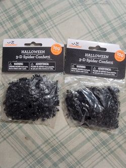 3-D Spider Confetti $5 Each