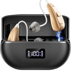 Adults - Rechargeable, 25+ Hour Battery Life, Advanced Noise Cancellation, 5-Level Volume & Memory, Clear Sound, Comfor