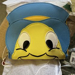 Disney loungfly jimmy cricket wallet new with tags