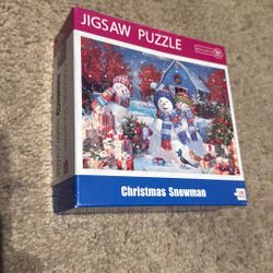 Christmas snowman Jigsaw Puzzle, New Years, Toys